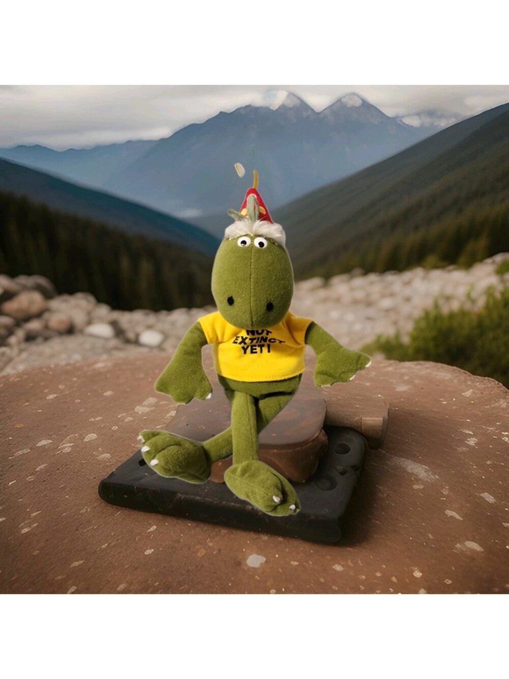 Dinosaur Plush Birthday Retirement Not Extinct Yet Party Stuffed Animal Gag Gift